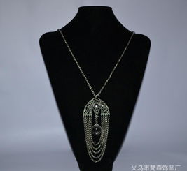 欧美流行风单黑猫眼毛衣链项链 设计、价格与市场趋势全解析