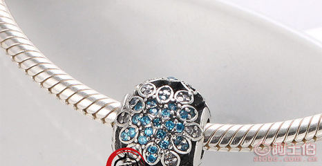 今之华2016新款潘多拉风格手链 圣诞雪花镶钻串珠的精致魅力